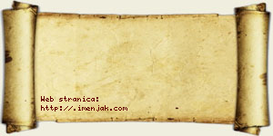 Jana Paunović vizit kartica